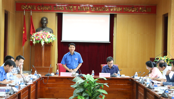 Đồng chí Nguyễn Ngọc Lương-Bí thư Trung ương Đoàn phát biểu chỉ đạo Đại hội của tỉnh Kiên Giang.
