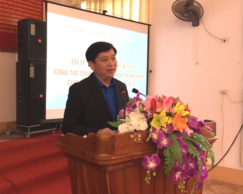 Đồng chí Nguyễn Long Hải - Bí thư BCH Trung ương Đoàn kết luận hội nghị