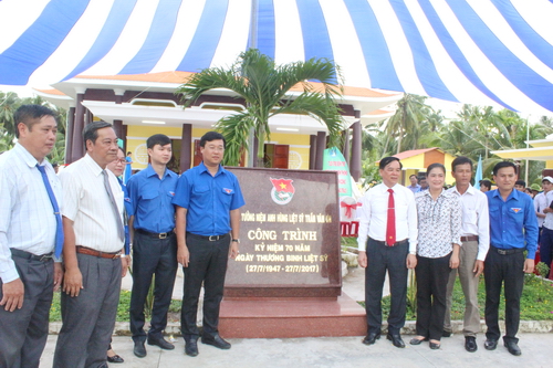 Nhà tưởng niệm Anh hùng Liệt sỹ Trần Văn Ơn sẽ trở thành địa chỉ đỏ phục vụ công tác giáo dục truyền thống, rèn luyện, xây dựng thanh niên Việt Nam