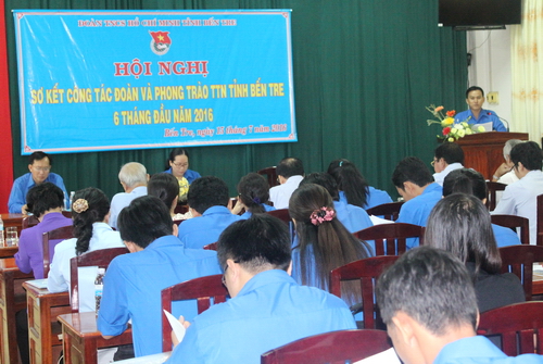Hội nghị sơ kết công tác Đoàn và phong trào thanh thiếu nhi tỉnh 6 tháng đầu năm