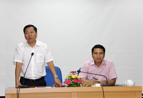 Bí thư Trung ương Đoàn Nguyễn Phi Long phát biểu tại Hội nghị