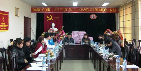 Đoàn công tác của Trung ương Đoàn làm việc  với Ban Thường vụ tỉnh đoàn Lai Châu