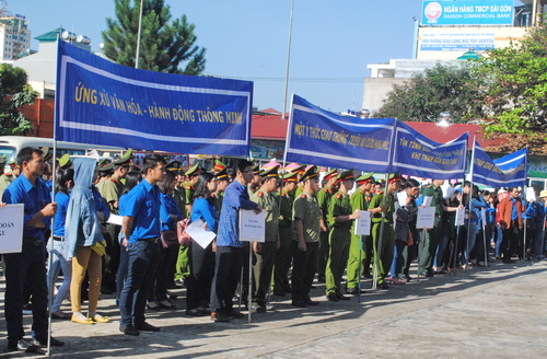 Quang cảnh lễ phát động