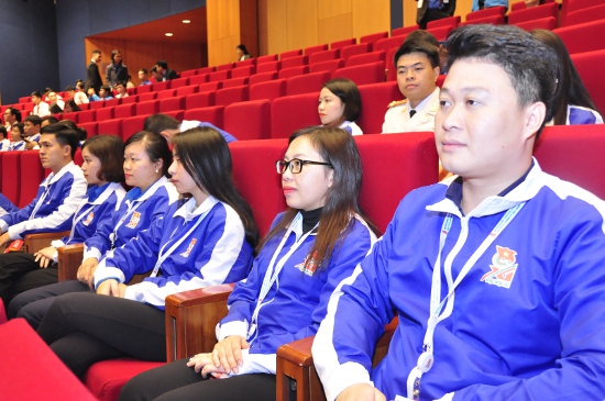 Các đại biểu của Đoàn Thanh niên tỉnh Lào Cai tham dự Đại hội Đoàn toàn quốc lần thứ XI. Ảnh Đông Hà