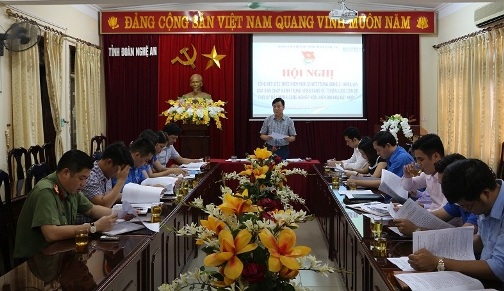  Đồng chí Phạm Tuấn Vinh – Bí thư Tỉnh đoàn chủ trì Hội nghị 
