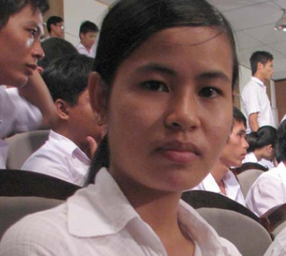 Tân sinh viên Huỳnh Thị Mỹ Hạnh ước mơ trở thành nhà nghiên cứu sinh vật học.