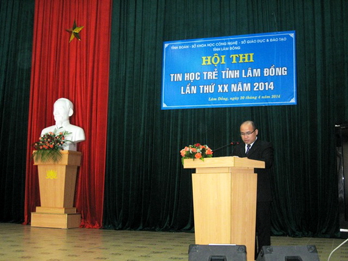 Khai mạc Hội thi Tin học trẻ tỉnh Lâm Đồng lần thứ XX năm 2014