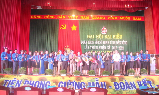 Ban Chấp hành Đoàn TNCS Hồ Chí Minh tỉnh Đắk Nông lần thứ III ra mắt Đại hội