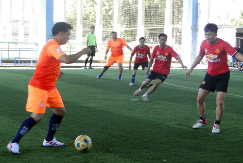Các đội thi đấu tại Giải bóng đá Mini cán bộ Đoàn toàn tỉnh Đắk Lắk lần thứ II