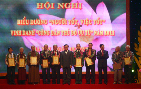  Năm thứ 2 Hà Nội vinh danh 10 công dân ưu tú
